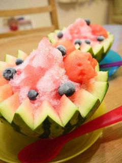 スイカカップかき氷-レシピのメイン写真