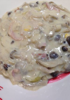 豆腐とキノコのヘルシークリームシチュー-レシピのメイン写真