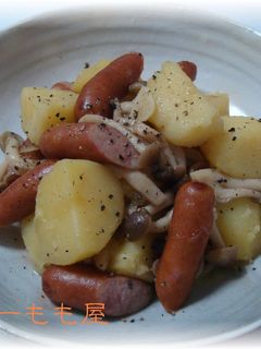 じゃがいもとウインナーの洋風煮物-レシピのメイン写真