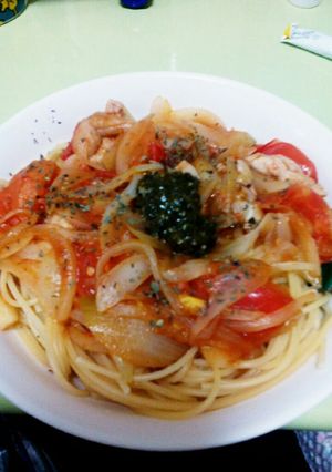 トマトパスタ-レシピのメイン写真