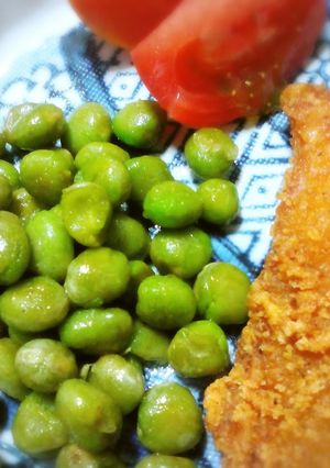 名わき役！　塩えんどうのバター炒め-レシピのメイン写真