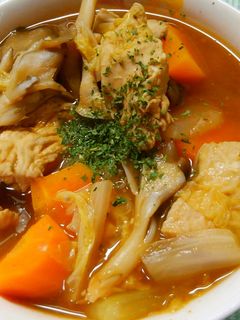 白菜とキノコと鶏むね肉の簡単ケチャップ煮-レシピのメイン写真