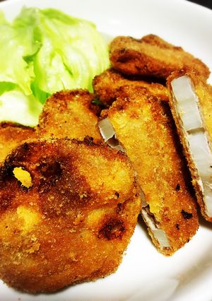 レンコンの肉巻きフライ-レシピのメイン写真