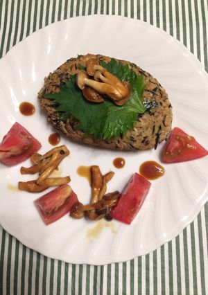 豆腐とひじきの和風ハンバーグ-レシピのメイン写真