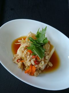 ごま油香る~!豆腐の中華風野菜あんかけ♪-レシピのメイン写真