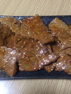 牛もも肉の辛味噌マリネ焼き-レシピのメイン写真