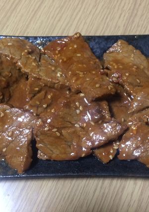 牛もも肉の辛味噌マリネ焼き-レシピのメイン写真