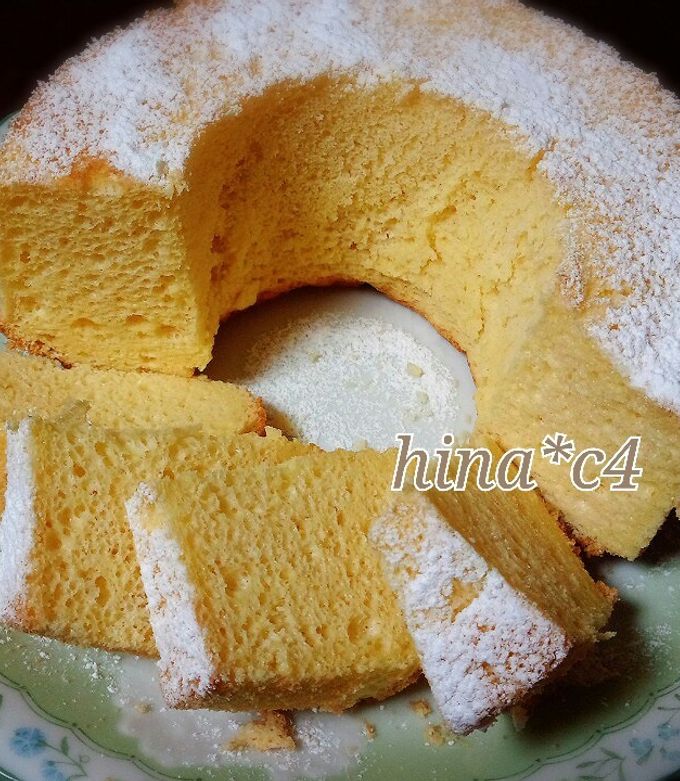 HM・簡単シフォンケーキ（プレーン味）-レシピのメイン写真