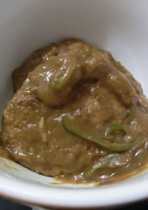 手抜き　カレー煮込みハンバーグ-レシピのメイン写真