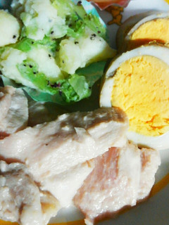 ゆで鶏のマヨぽん和え-レシピのメイン写真