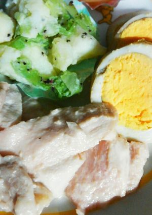 ゆで鶏のマヨぽん和え-レシピのメイン写真
