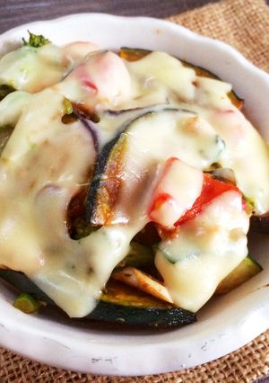 たっぷり夏野菜のチーズ焼き-レシピのメイン写真