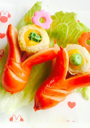 ウインナーお花-レシピのメイン写真