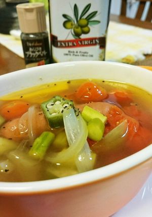 簡単♪トマトコンソメスープ-レシピのメイン写真