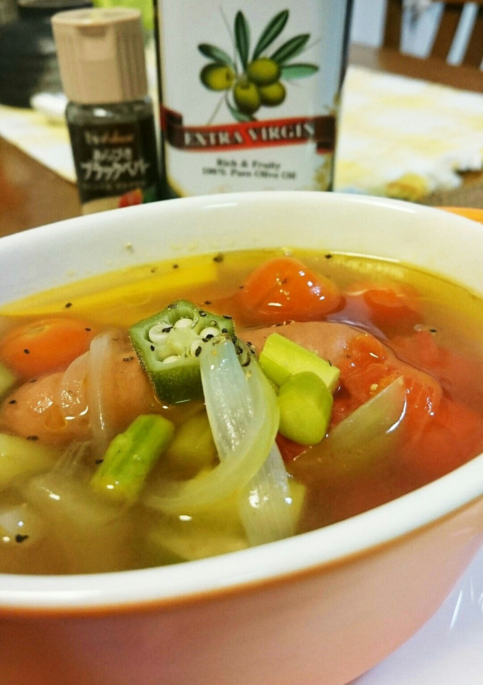 簡単♪トマトコンソメスープ-レシピのメイン写真