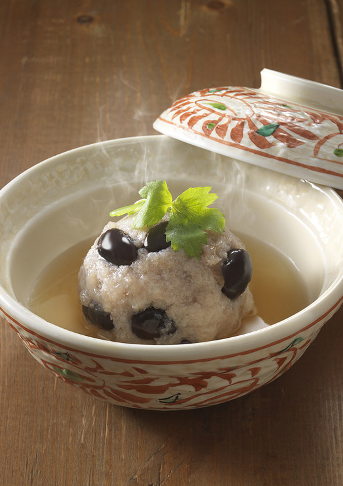 簡単丹波黒豆のレンコンまんじゅう-レシピのメイン写真
