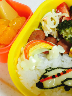 保育園のお弁当(7月)飛行機-レシピのメイン写真