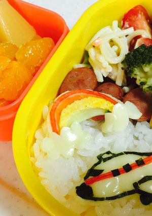 保育園のお弁当(7月)飛行機-レシピのメイン写真