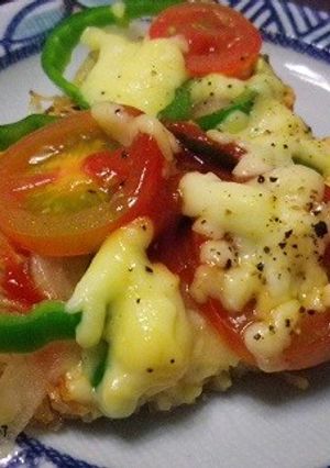 パリパリ・クリスピーな素麺ピザ-レシピのメイン写真