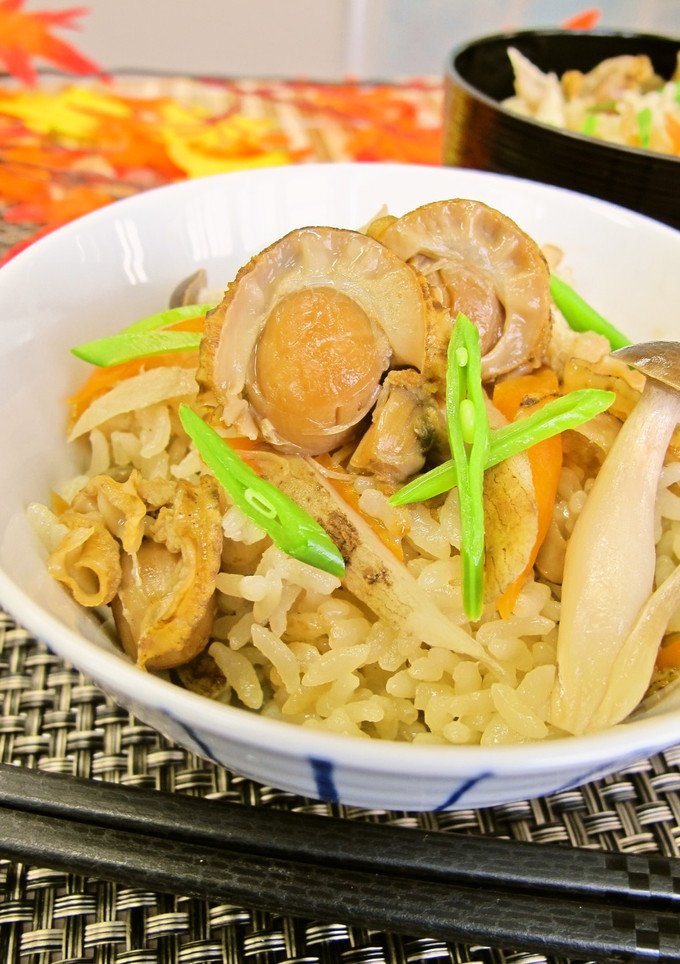 ほたて炊き込みご飯-レシピのメイン写真