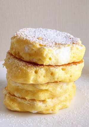 ♦︎♦︎スフレチーズパンケーキ♦︎♦︎-レシピのメイン写真