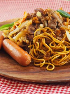 BBQ・焼肉の〆はパラッと☆焼きそば!-レシピのメイン写真