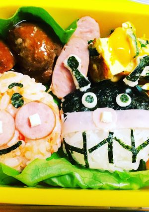 アンパンマンとバイキンマン☆保育園-レシピのメイン写真