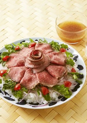 ローストビーフのブーケ寿司-レシピのメイン写真