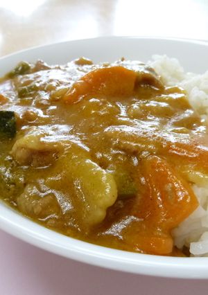 【学校給食】夏野菜カレーライス-レシピのメイン写真
