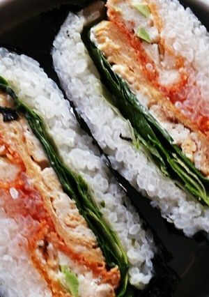 エビカツおにぎらず-レシピのメイン写真