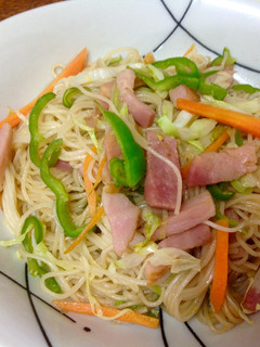 お野菜とそうめんの炒め物☆余った具材で♪-レシピのメイン写真