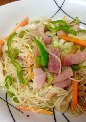 お野菜とそうめんの炒め物☆余った具材で♪-レシピのメイン写真