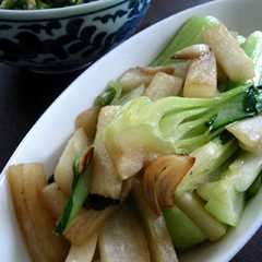 A picture of ＊簡単美味＊チンゲン菜のナンプラー炒め.
