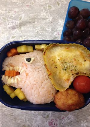 恐竜♫ティラノサウルスのお弁当-レシピのメイン写真
