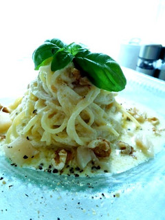 アスパラ缶詰で冷製パスタヴィシソワーズ風-レシピのメイン写真