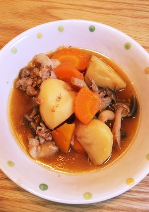 ☆圧力鍋使用☆めんつゆde肉じゃが-レシピのメイン写真