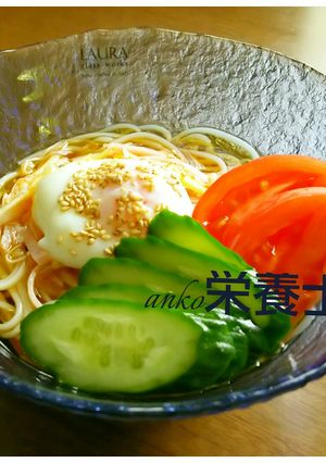 ★絶品♪冷やし中華風辛葱冷麺☆温玉のせ-レシピのメイン写真