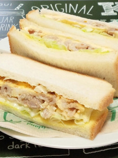 しょうが焼き オムレッツゴーゴーサンド-レシピのメイン写真