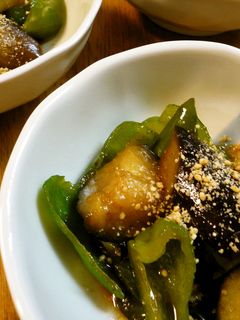 茄子とピーマンのめんつゆ炒め煮-レシピのメイン写真