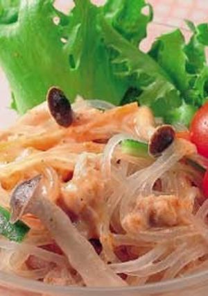春雨と野菜の胡麻ドレッシング和え-レシピのメイン写真