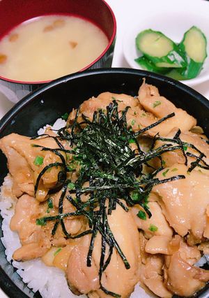 やわらか照り焼きチキン丼-レシピのメイン写真