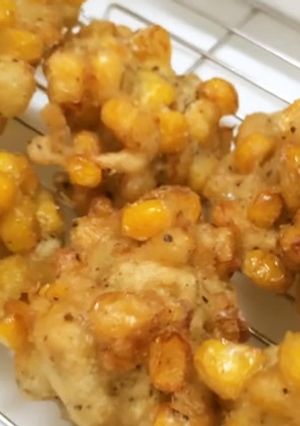 夏にはビールとコーンフリッター！-レシピのメイン写真