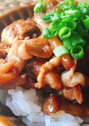 ガッツリ豚きのこ丼-レシピのメイン写真