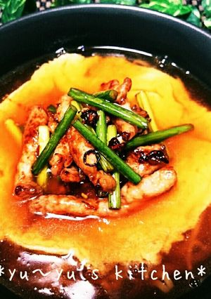 中華三昧で♡にん玊豚トロ餡かけラーメン♬-レシピのメイン写真