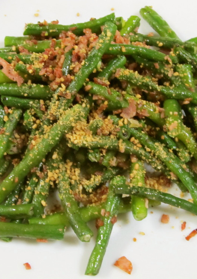 ささげ豆のベーコン炒め-レシピのメイン写真