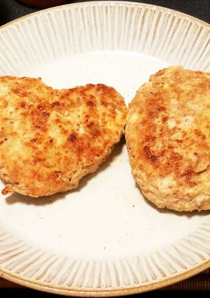 お豆腐でヘルシーハンバーグ-レシピのメイン写真
