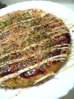☆残ったそうめんでお好み焼きオムレツ☆-レシピのメイン写真