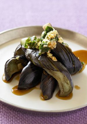 蒸しなすのラー油香味ダレ-レシピのメイン写真