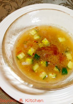 味噌が決め手の簡単ガスパチョ-レシピのメイン写真