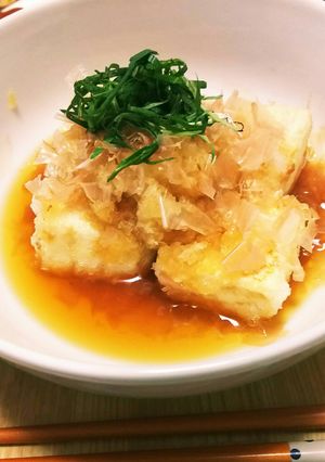 簡単！揚げずにすぐ出来る！揚げ出し豆腐♪-レシピのメイン写真